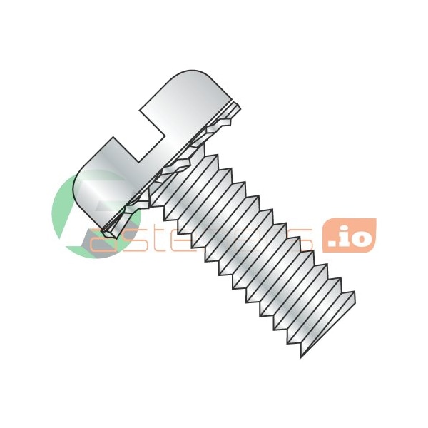Newport Fasteners #6-32 x 1/4 in Slotted Pan Machine Screw, Zinc Plated Steel, 10000 PK 270422 - main